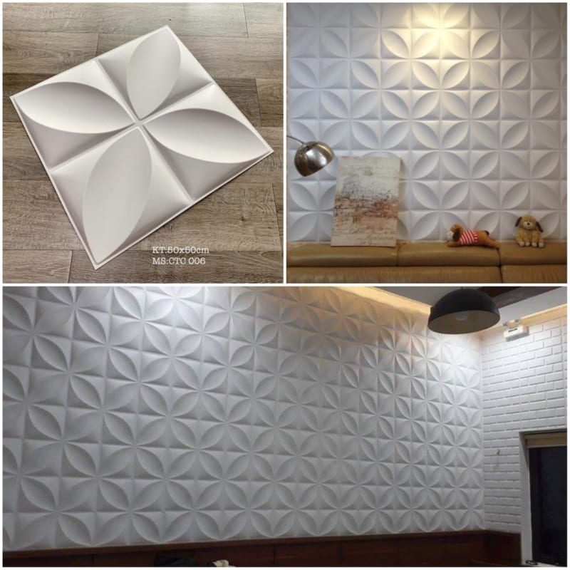 Tấm Nhựa Ốp Tường PVC 3D Cao Cấp NT-0058
