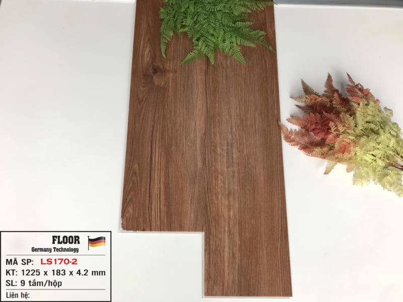 Sàn Nhựa Giả Gỗ Vinyl Hèm Khóa Cao Cấp NT-0125