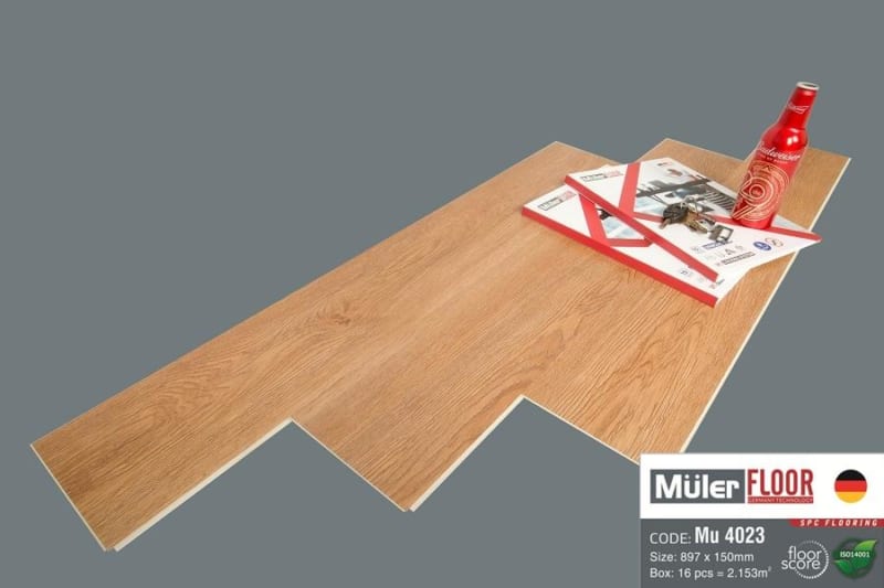 Sàn Nhựa Giả Gỗ Vinyl Hèm Khóa Cao Cấp NT-0125