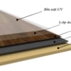 Sàn Nhựa Giả Gỗ Vinyl Hèm Khóa Cao Cấp NT-0125