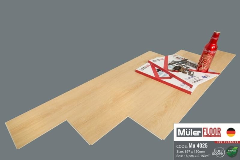Sàn Nhựa Giả Gỗ Vinyl Hèm Khóa Cao Cấp NT-0125