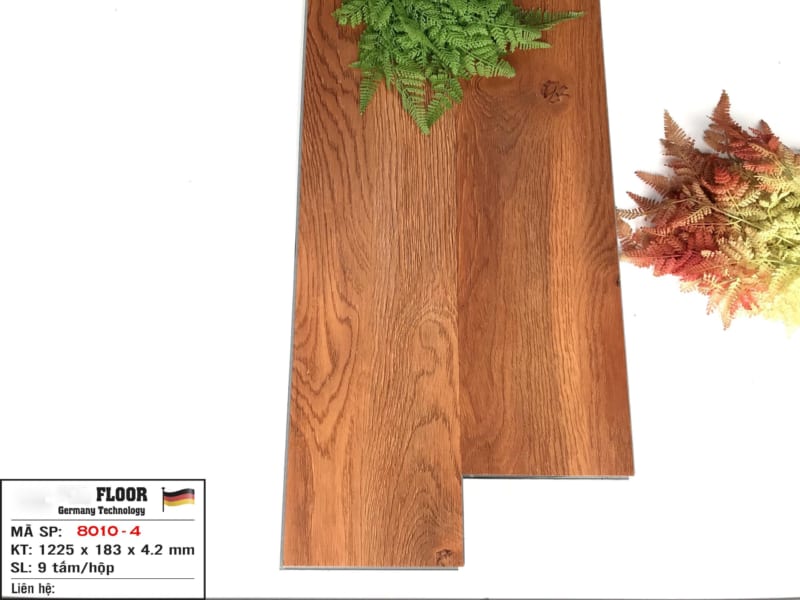 Sàn Nhựa Giả Gỗ Vinyl Hèm Khóa Cao Cấp NT-0125