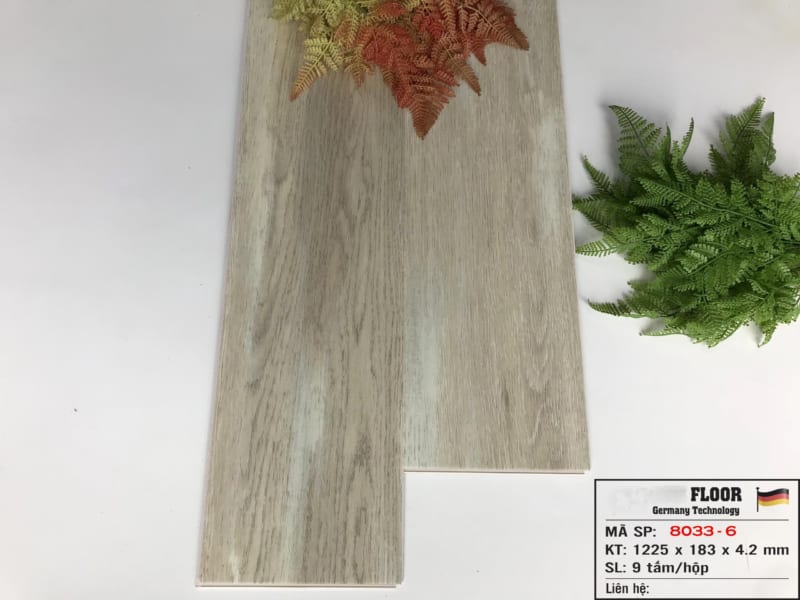 Sàn Nhựa Giả Gỗ Vinyl Hèm Khóa Cao Cấp NT-0125