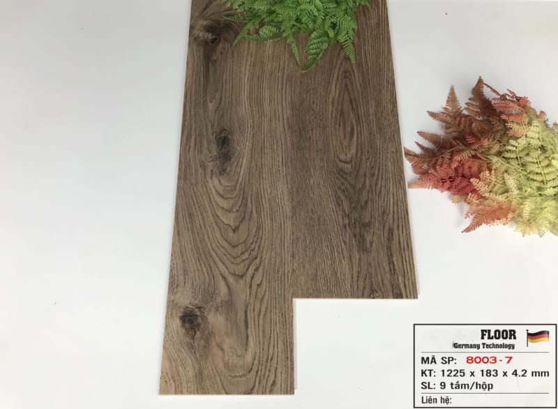 Sàn Nhựa Giả Gỗ Vinyl Hèm Khóa Cao Cấp NT-0125