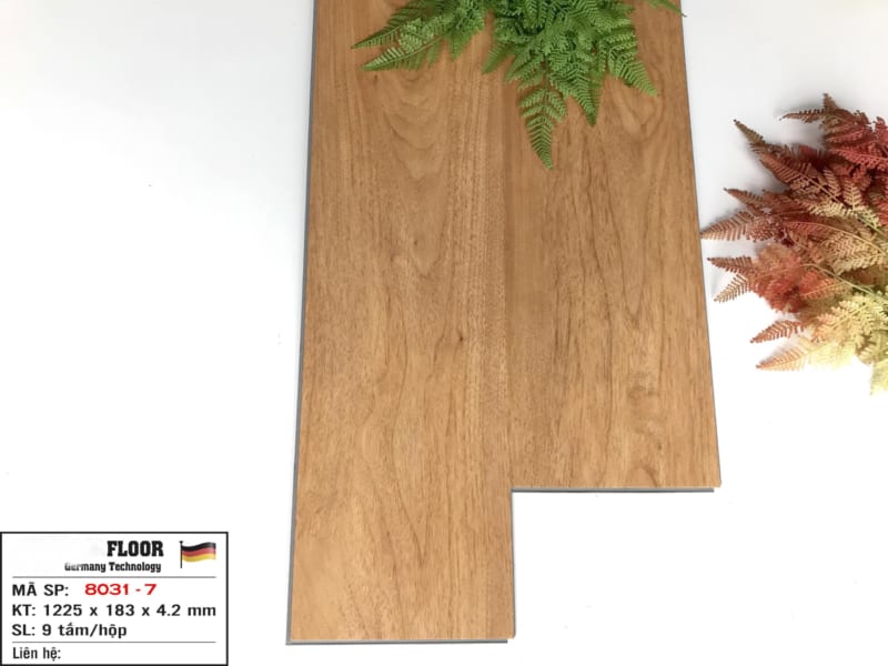 Sàn Nhựa Giả Gỗ Vinyl Hèm Khóa Cao Cấp NT-0125