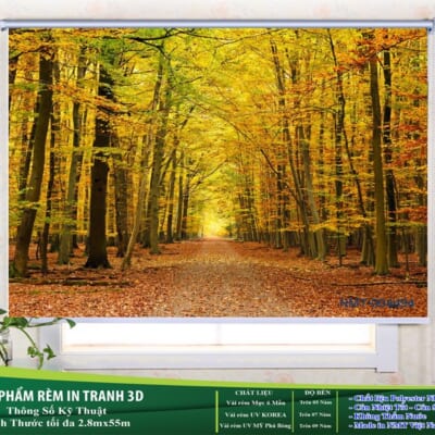 Rèm Cuốn Tranh 3D Cao Cấp NT-0075
