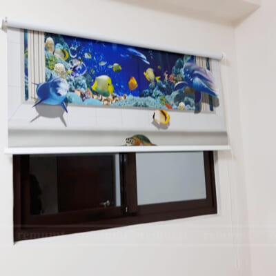 Rèm Cuốn Tranh 3D Cao Cấp NT-0075
