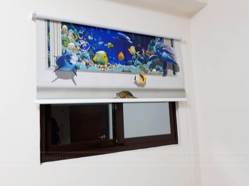 Rèm Cuốn Tranh 3D Cao Cấp NT-0075