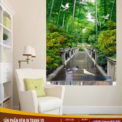 Rèm Cuốn Tranh 3D Cao Cấp NT-0075