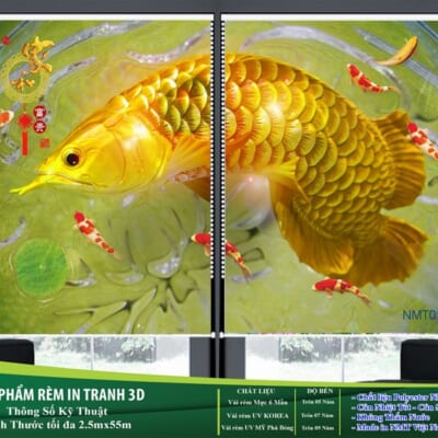Rèm Cuốn Tranh 3D Cao Cấp NT-0075