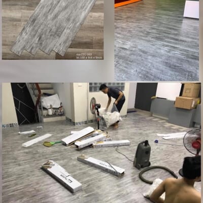 Sàn Nhựa Giả Gỗ Vinyl Tích Hợp Sẵn Keo Cao Cấp NT-0143