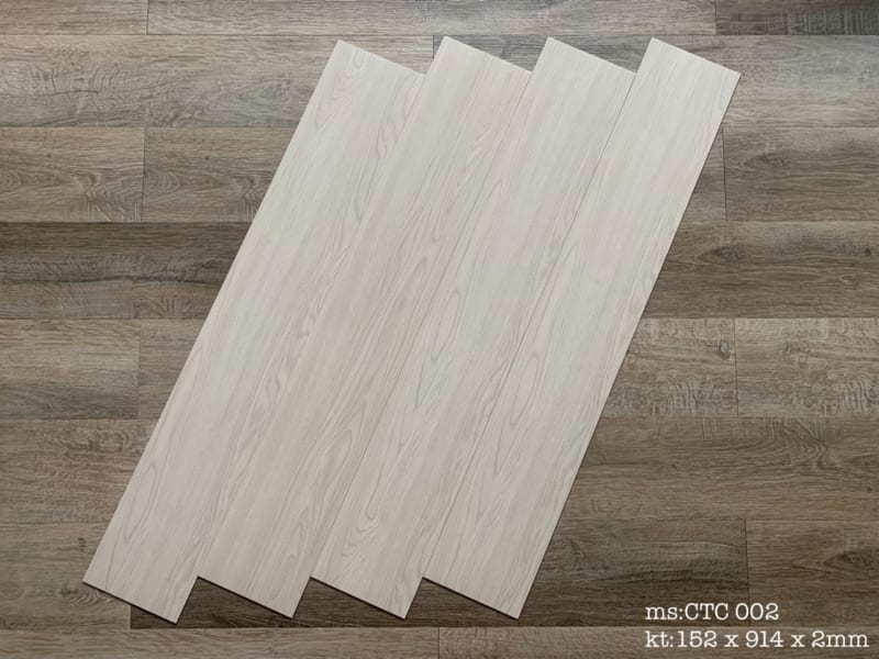 Sàn Nhựa Giả Gỗ Vinyl Tích Hợp Sẵn Keo Cao Cấp NT-0143