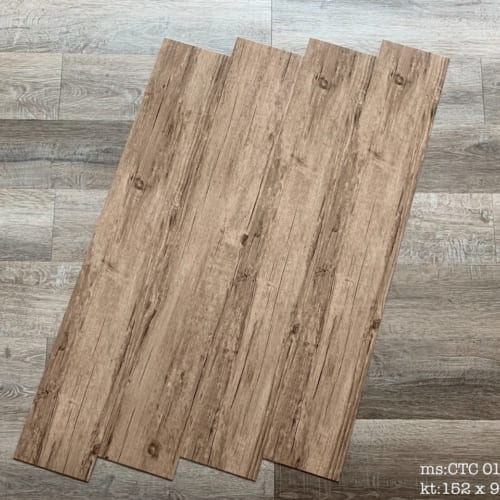 Sàn Nhựa Giả Gỗ Vinyl Tích Hợp Sẵn Keo Cao Cấp NT-0143