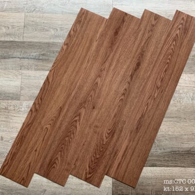 Sàn Nhựa Giả Gỗ Vinyl Tích Hợp Sẵn Keo Cao Cấp NT-0143