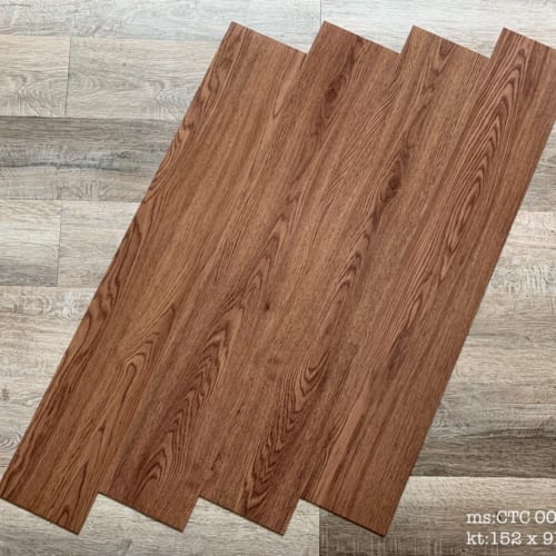 Sàn Nhựa Giả Gỗ Vinyl Tích Hợp Sẵn Keo Cao Cấp NT-0143