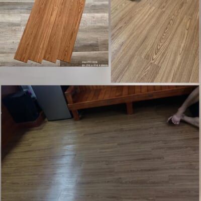 Sàn Nhựa Giả Gỗ Vinyl Tích Hợp Sẵn Keo Cao Cấp NT-0143