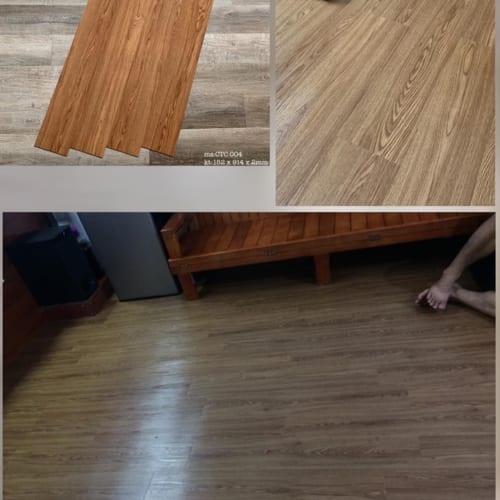 Sàn Nhựa Giả Gỗ Vinyl Tích Hợp Sẵn Keo Cao Cấp NT-0143