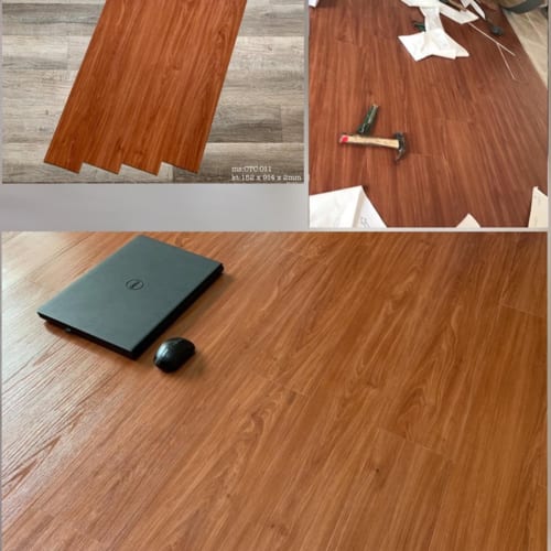 Sàn Nhựa Giả Gỗ Vinyl Tích Hợp Sẵn Keo Cao Cấp NT-0143